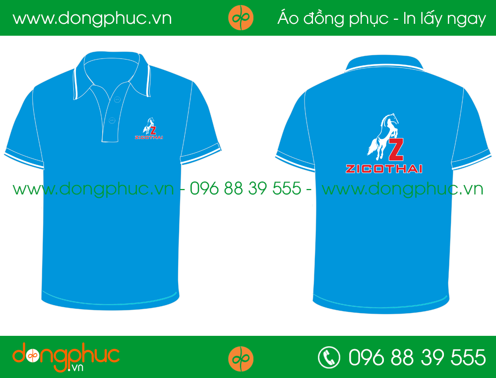 Áo phông đồng phục công ty Zicothai